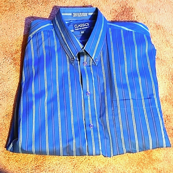 NWOT! Mens Great Non wrinkle Sports Shirt - Picture 3 of 8